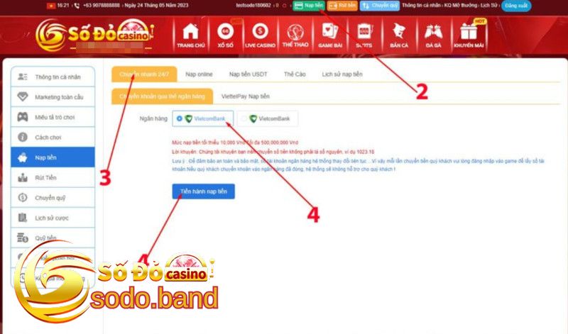 Nạp Tiền Sodo Nhanh Chóng Từ Nhiều Lựa Chọn