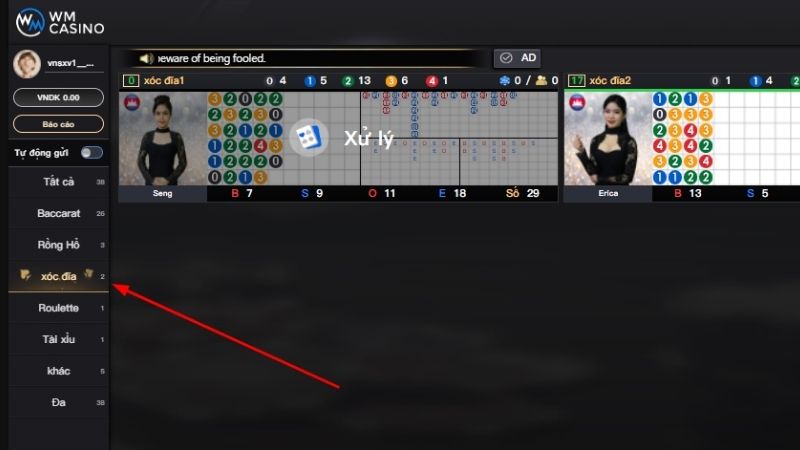 Xóc đĩa online